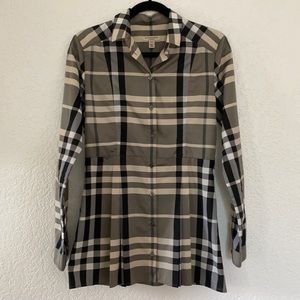 Burberry Pleated Blouse